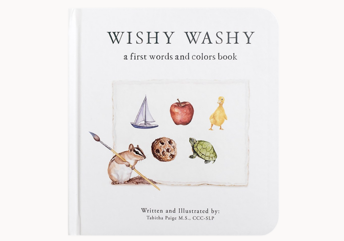 Wishy Washy : A Board Book of First Words and Colors for Growing